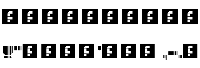 heavyLOUDedge_lineV Regular Font OTHER CHARS