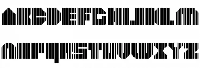 heavyLOUDedge_lineV Regular Polices MAJUSCULES