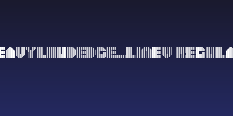 heavyLOUDedge_lineV Regular Social Header