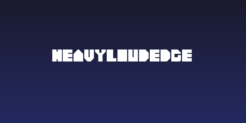 heavyLOUDedge Social Header