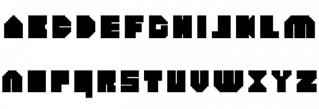 heavyLOUDedge_raw Regular フォント 大文字