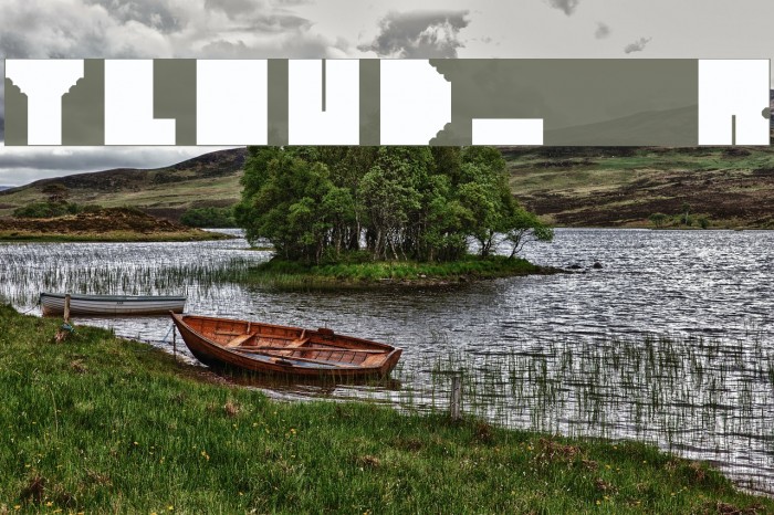 heavyLOUDedge_raw Regular Font examples