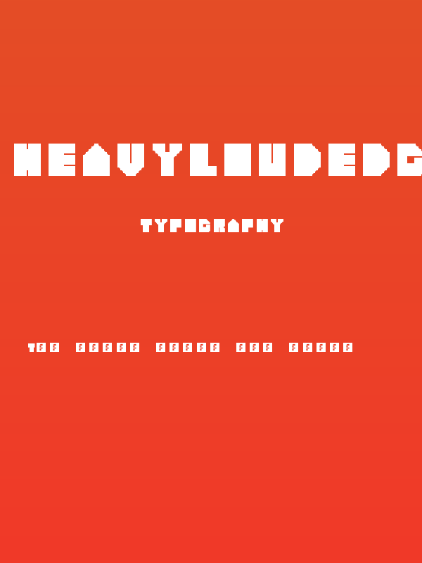 heavyLOUDedge_raw Regular Poster