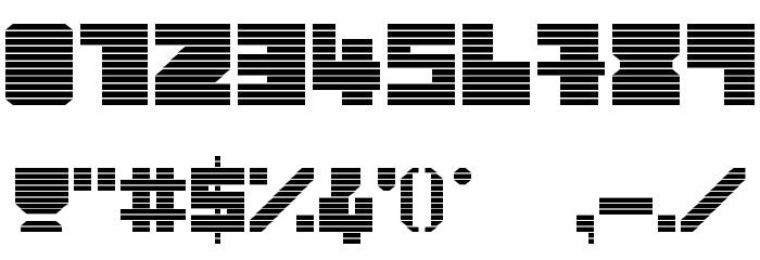 heavyLOUDedgeline Font OTHER CHARS