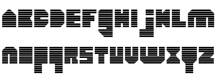 heavyLOUDedgeline Font LOWERCASE