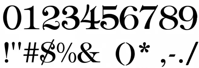 hebrew Font OTHER CHARS