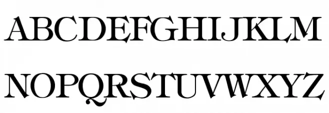 hebrew Fonte MAIÚSCULAS