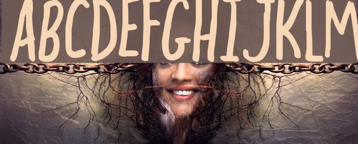 hectic Font examples
