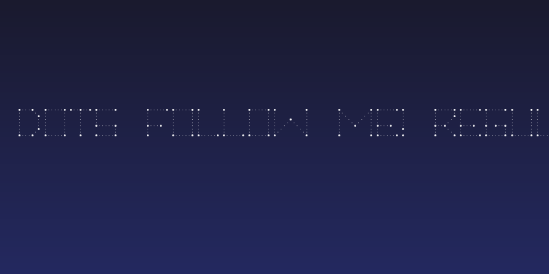 hei dots follow me! Regular Social Header