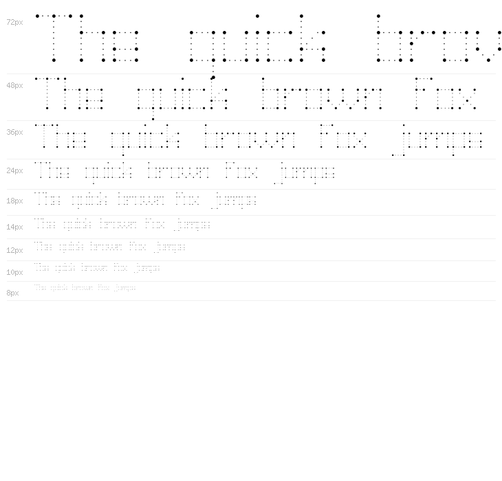 hei dots follow me! Regular Waterfall