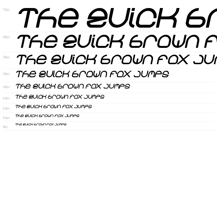 helen Bold Italic Waterfall