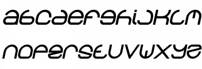 helen Bold Italic Schriftart Kleinbuchstaben