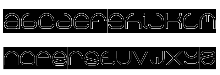 helen-Hollow-Inverse Font LOWERCASE