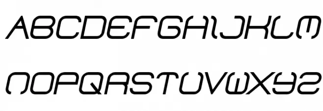 helen Italic 字体 大写