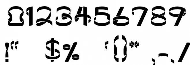 helixx Font OTHER CHARS