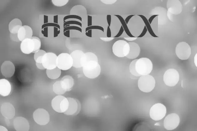 helixx Font examples