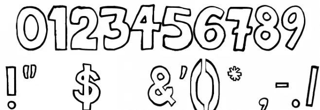 hellafont Font OTHER CHARS