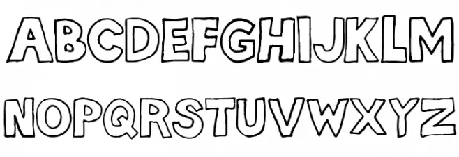 hellafont Font Litere mari
