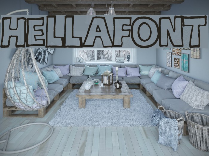 hellafont Font examples