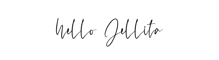 hello Jellita  नि: शुल्क फ़ॉन्ट्स डाउनलोड