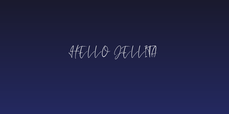 hello Jellita Social Header