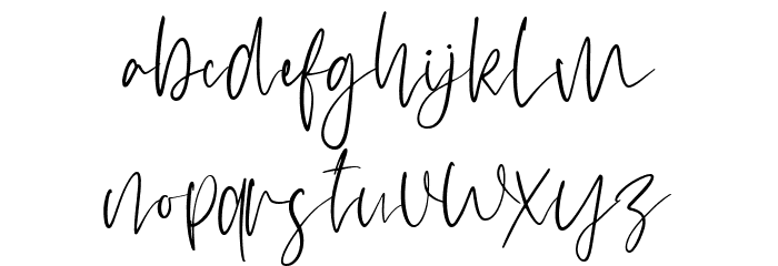 hello Jellita Font LOWERCASE