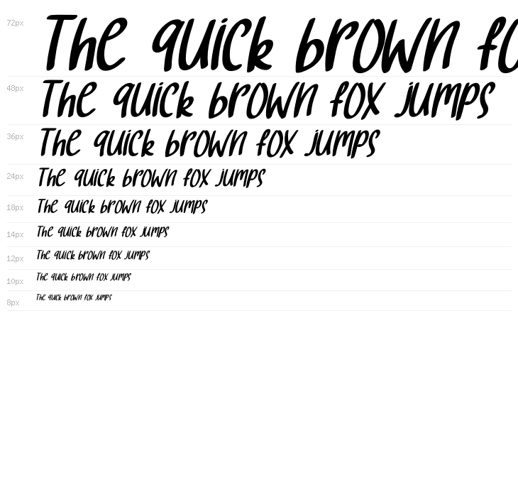 hello baby Italic Waterfall