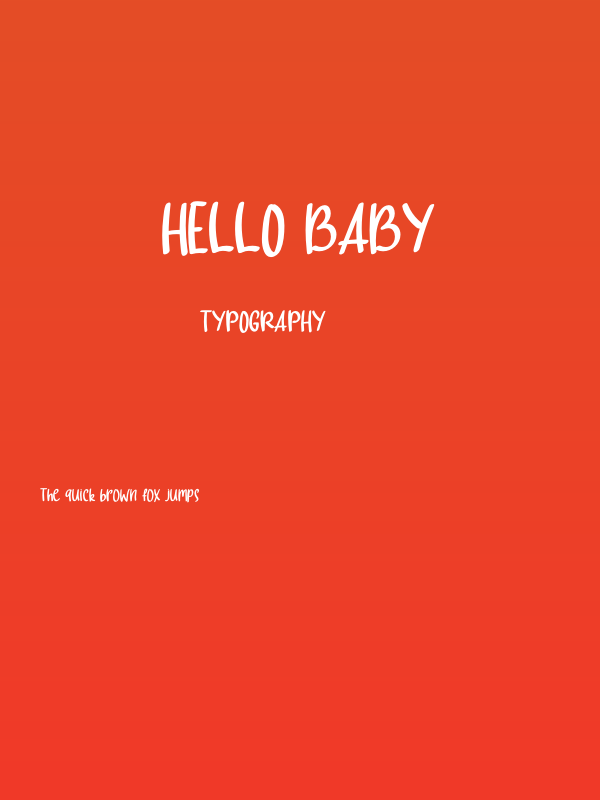 hello baby Poster