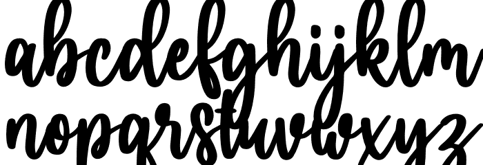 hello bella bold Bold Font LOWERCASE