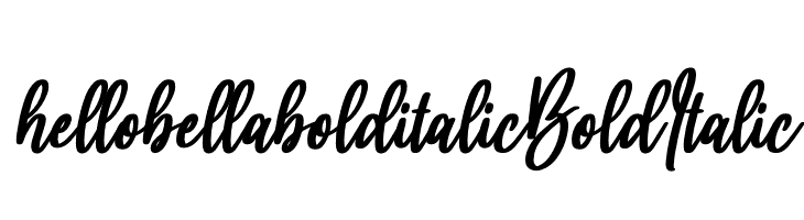 hello bella bold italic Bold Italic  Fuentes Gratis Descargar