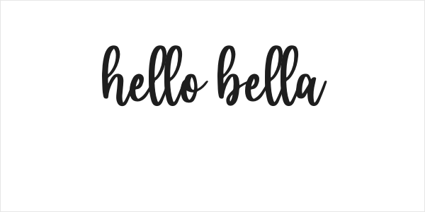 hello bella Logo