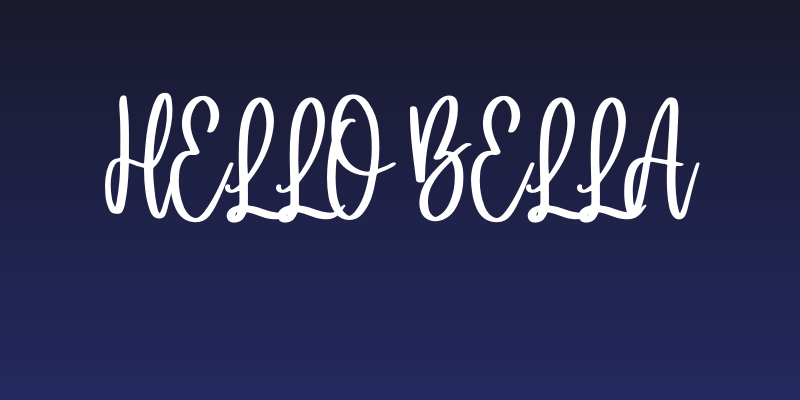 hello bella Social Header