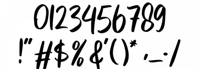 hello berlin Font OTHER CHARS