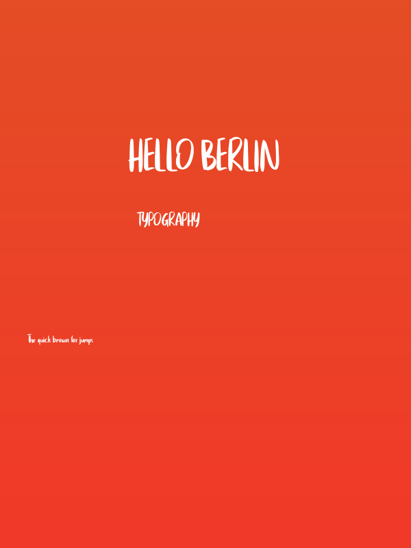 hello berlin Poster