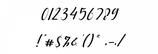 hello chamelia Italic Font OTHER CHARS