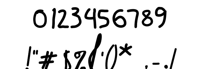 hello churly demo Font OTHER CHARS