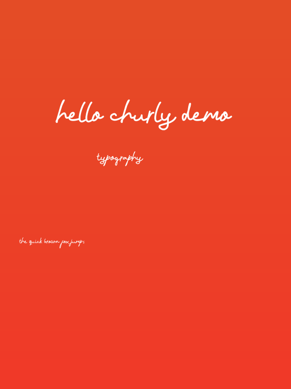hello churly demo Poster