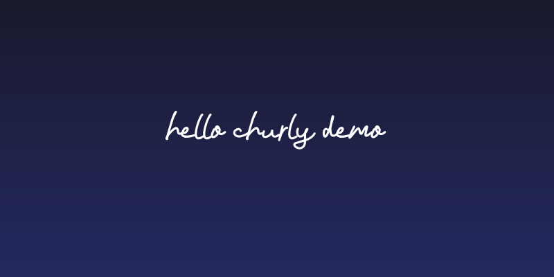 hello churly demo Social Header