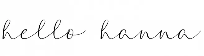 hello hanna  Frei Schriftart Herunterladen