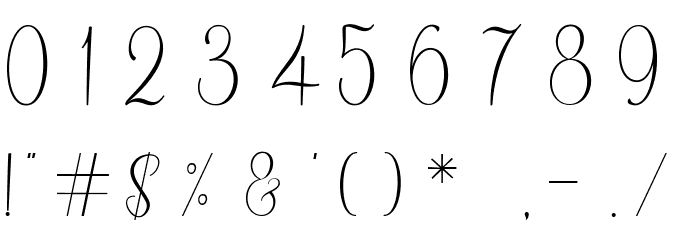 hello hanna Font OTHER CHARS