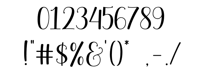 hello honey - Personal Use Font OTHER CHARS