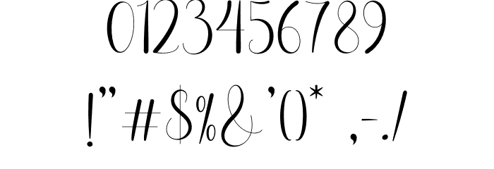 hello mother Font OTHER CHARS