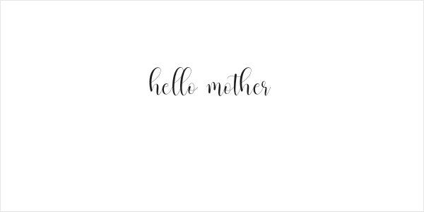 hello mother Logo