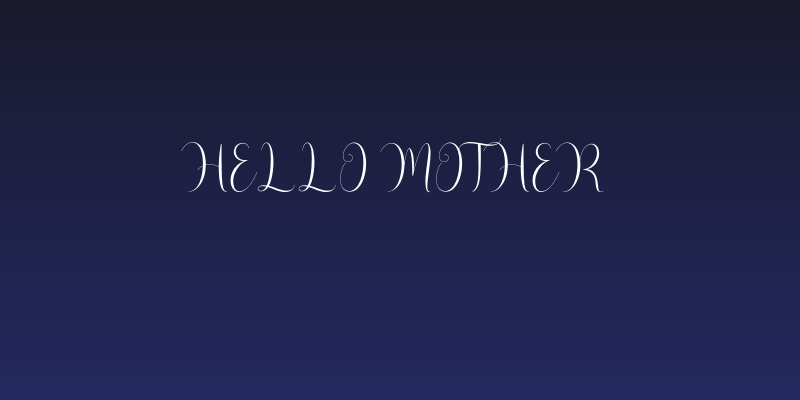 hello mother Social Header