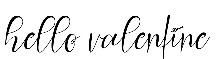 hello valentine  baixar fontes gratis