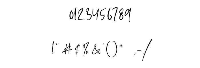 helloJellita Font OTHER CHARS