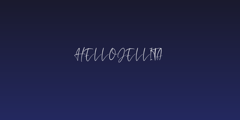 helloJellita Social Header