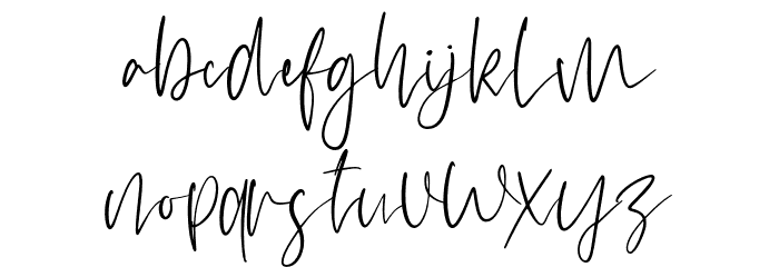 helloJellita Font LOWERCASE