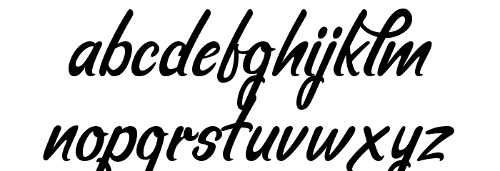 hello_love demo Font LOWERCASE