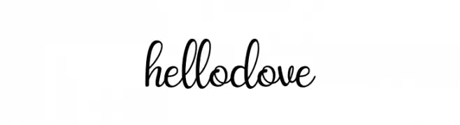hellodove  नि: शुल्क फ़ॉन्ट्स डाउनलोड
